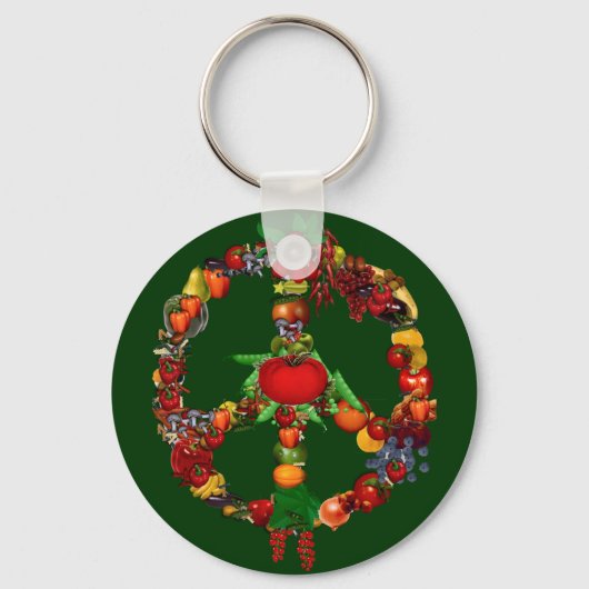 PORTE-CLÉS SYMBOLE DE LA PAIX VÉGÉTALE (Recto)