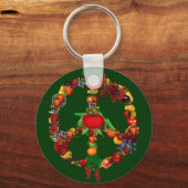 PORTE-CLÉS SYMBOLE DE LA PAIX VÉGÉTALE (Recto)