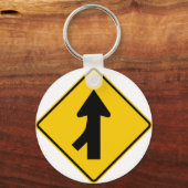 Porte-clés Symbole de la route de fusion (gauche) (Recto)