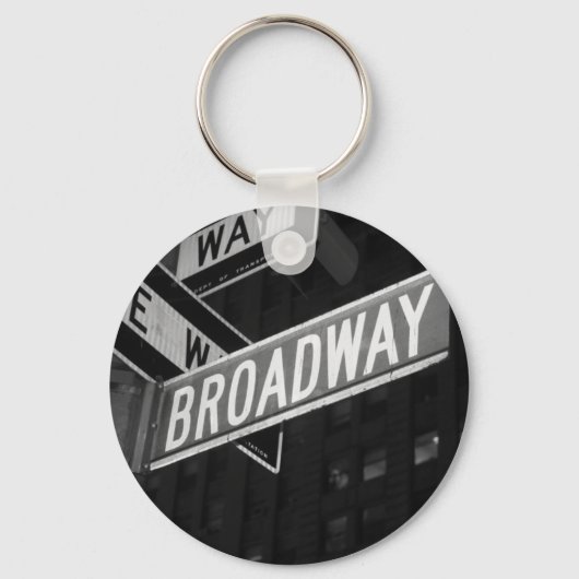 Porte-clés Symbole de la rue Broadway (Recto)