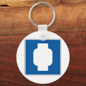 Porte-clés Symbole de la rue Propane (Recto)