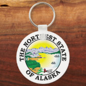 Porte-clés Symbole de l'Alaska (Recto)