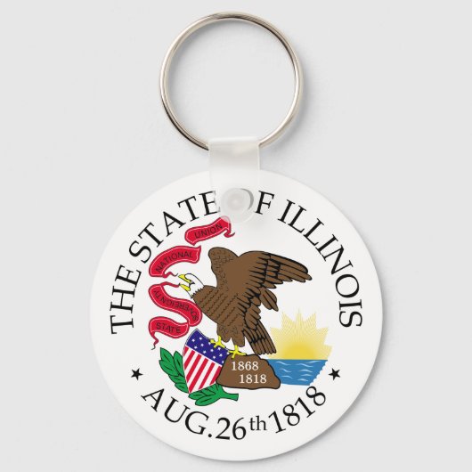 Porte-clés Symbole de l'Illinois (Recto)
