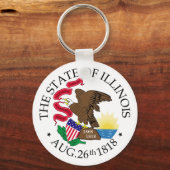 Porte-clés Symbole de l'Illinois (Recto)