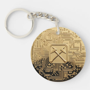 Porte-clés Symbole de l'industrie minière