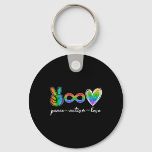 Porte-clés Symbole de l'infini de la conscience de l'autisme 