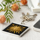 Porte-clés Symbole de Louis XIV le Roi Soleil (Côté)