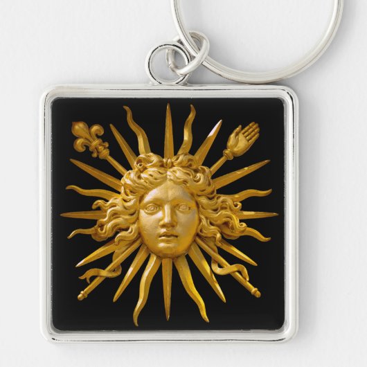 Porte-clés Symbole de Louis XIV le Roi Soleil (Devant)