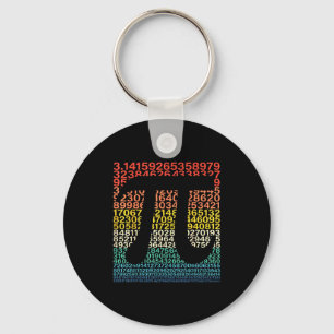 Porte-clés symbole de nombre 3.14 pour enfants garçons enseig