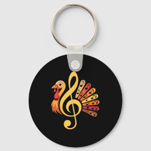 Porte-clés Symbole de note de musique Turquie Enseignant Auto