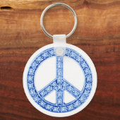 Porte-clés Symbole de paix des Bijoux Bleus (Recto)
