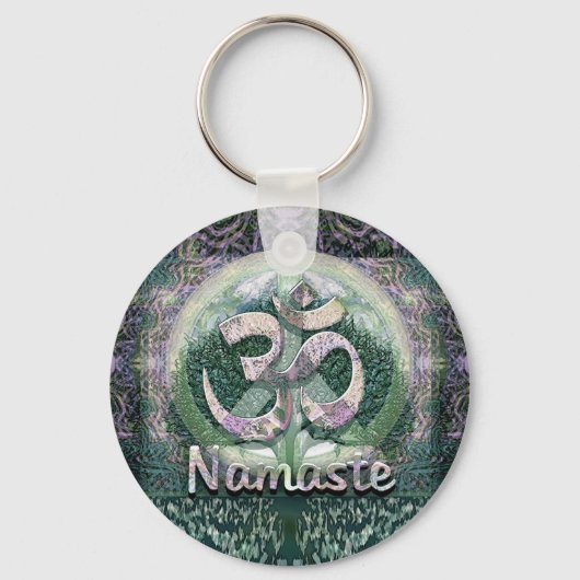 Porte-clés Symbole de paix Namaste (Recto)
