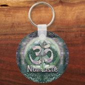 Porte-clés Symbole de paix Namaste (Recto)