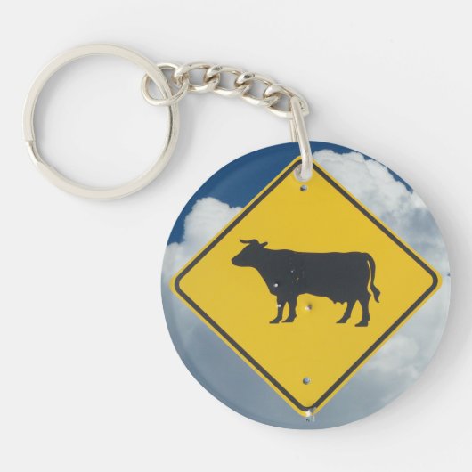 PORTE-CLÉS SYMBOLE DE PASSAGE DE BOVINS (Devant)