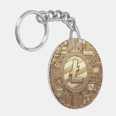 Porte-clés Symbole de pièce BitCap Lite (Devant gauche)