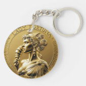 Porte-clés Symbole de pièce BitCap Lite (Dos)