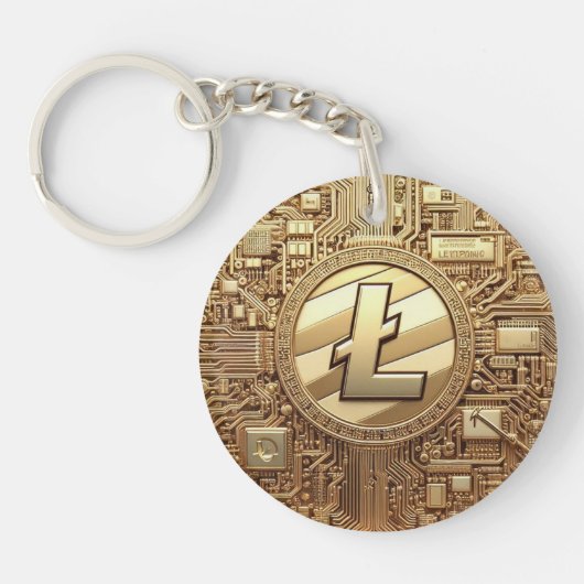 Porte-clés Symbole de pièce BitCap Lite (Devant)