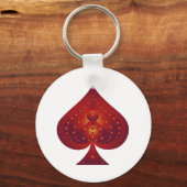 Porte-clés Symbole de pique : oeuvre vectorielle (Recto)