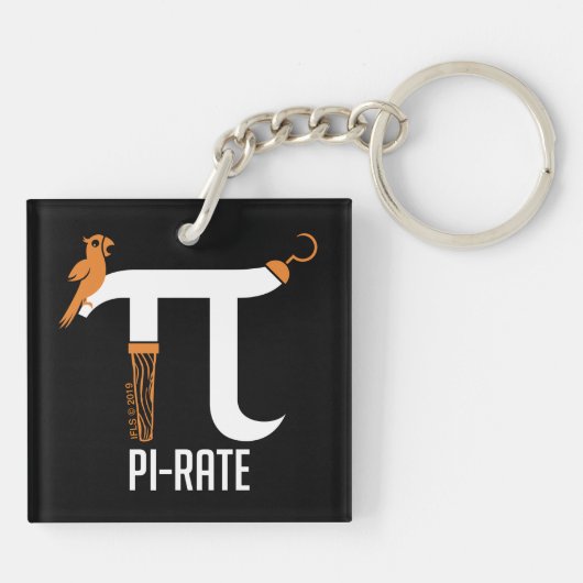 Porte-clés Symbole de pirate (Dos)