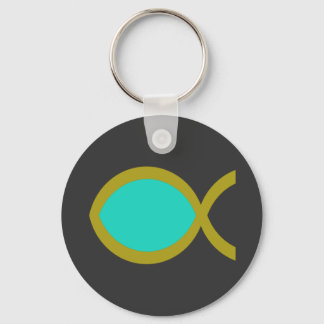 Porte-clés Symbole de poisson chrétien
