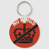 Porte-clés Symbole de protestation Pas de rois (Recto)