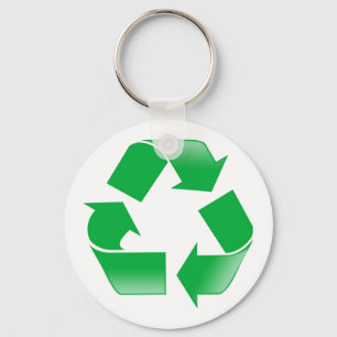 Porte-clés Symbole de recyclage CLASSIQUE DE RECYCLAGE