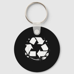 Porte-clés Symbole de recyclage du recyclage Jour de la Terre
