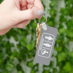 Porte-clés Symbole de salle de bain tous genres