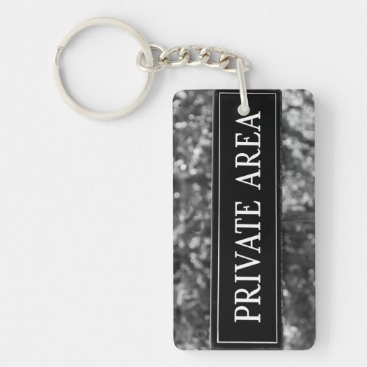 PORTE-CLÉS SYMBOLE DE ZONE PRIVÉE (Devant)