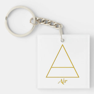 Porte-clés Symbole d'élément d'air de Falln Pagan