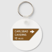 Porte-clés Symbole des grottes de Carlsbad (Verso)