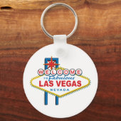 Porte-clés SYMBOLE DES MOTS D'ACCUEIL À Las Vegas (Recto)