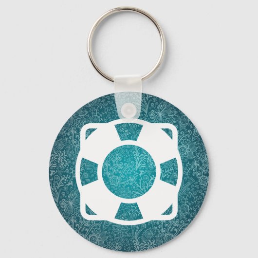 Porte-clés Symbole des sauveteurs flottants (Recto)