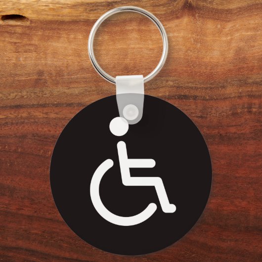 Porte-clés Symbole désactivé (Recto)