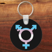 Porte-clés Symbole d'indicateur de trans (Recto)