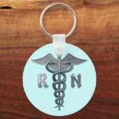 Porte-clés Symbole d'infirmière autorisée (Recto)