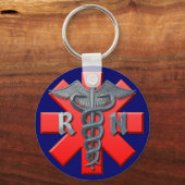 Porte-clés Symbole d'infirmière autorisée (Recto)