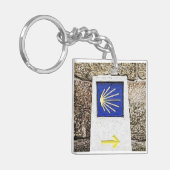 Porte-clés Symbole directionnel Camino de santiago (Devant gauche)