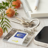 Porte-clés Symbole directionnel Camino de santiago (Devant Droit)