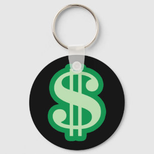Porte-clés Symbole dollar