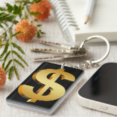 Porte-clés Symbole dollar (Devant droit)