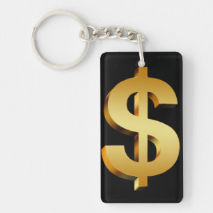 Porte-clés Symbole dollar