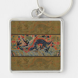 Porte-clés Symbole dragon chinois Antique asiatique