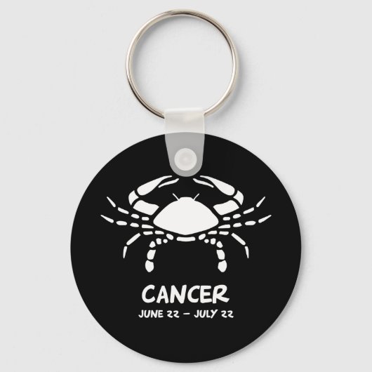 Porte-clés Symbole du cancer du zodiaque (Recto)