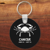 Porte-clés Symbole du cancer du zodiaque (Recto)