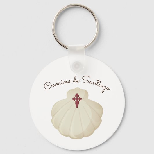 Porte-clés Symbole du chemin de Saint-Jacques (Recto)