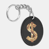 Porte-clés Symbole du dollar (Devant gauche)