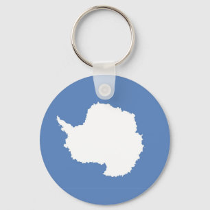 Porte-clés Symbole du drapeau du continent antarctique