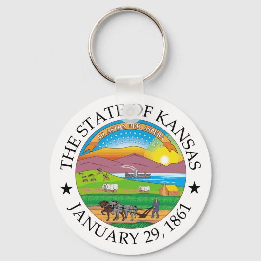 Porte-clés Symbole du Kansas (Recto)