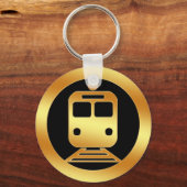 Porte-clés Symbole du métro Gold (Recto)
